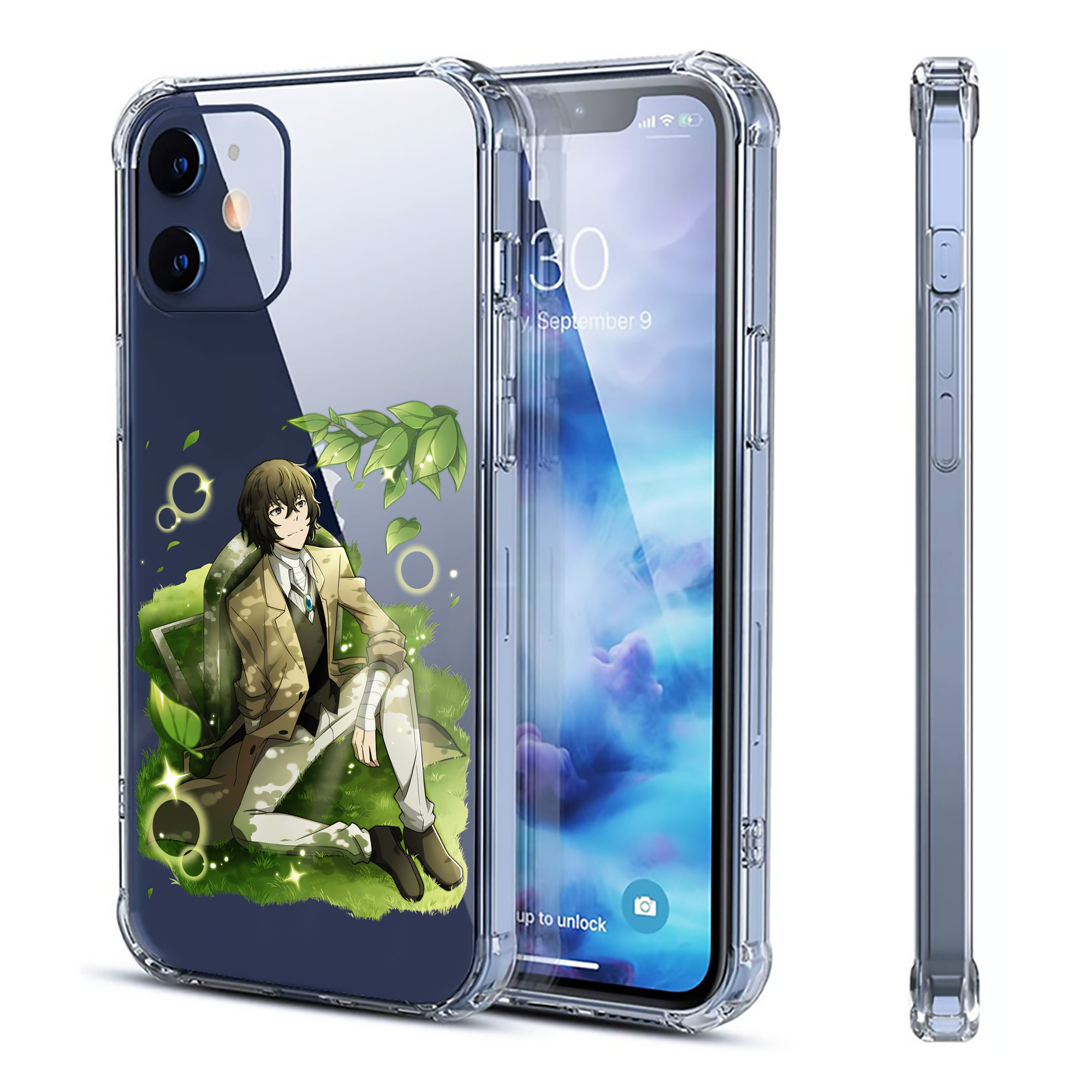 （画像用） 文豪ストレイドッグス Bungo Stray Dogs 【iPhone 12シリーズ対応】透明スマホケース（クリアソフトケース）